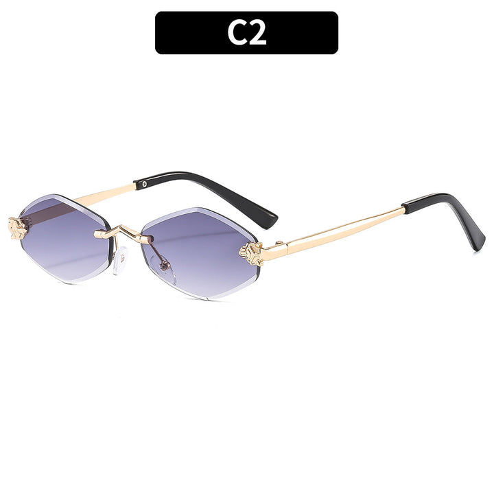Elegante Augenwinkel-Sonnenbrille