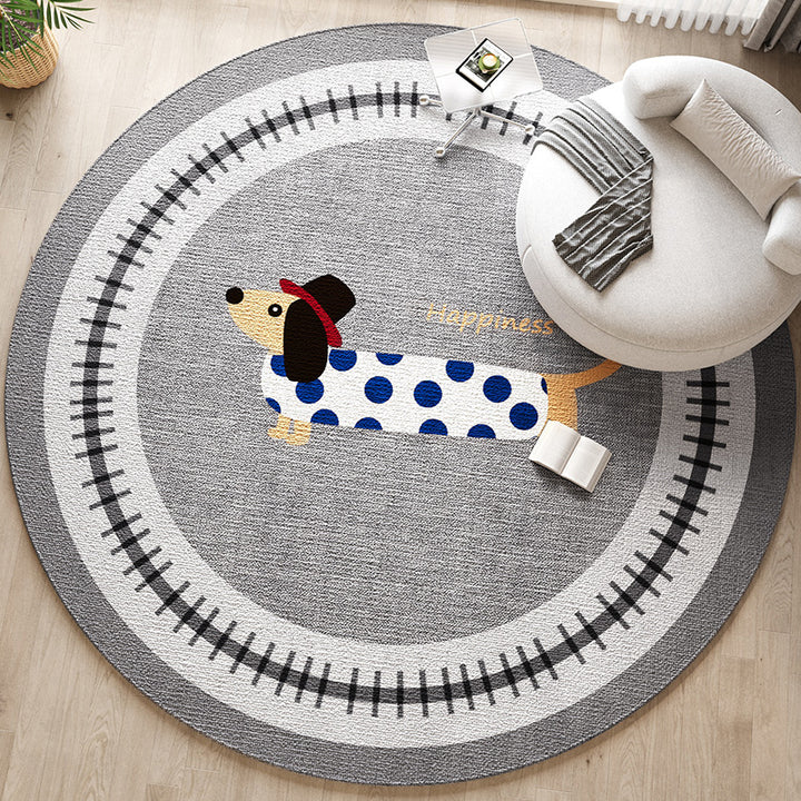 Dekorativer hundethemed Bereichsteppich für die Wohnkultur