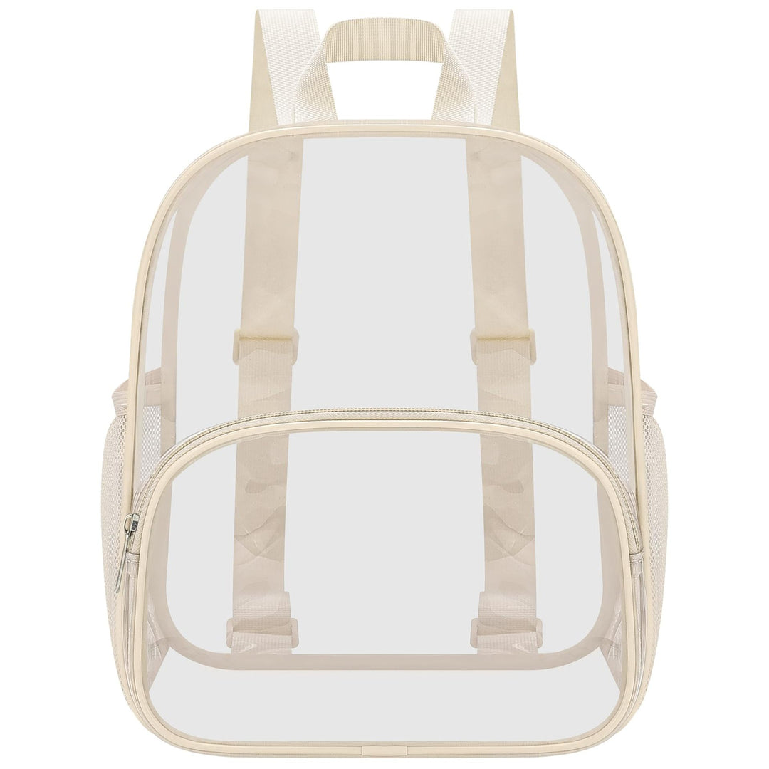 Unisex durchsichtiger Alltagsrucksack mit verstärktem Boden und atmungsaktiven Trägern Karnz