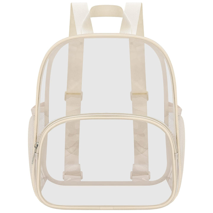 Unisex durchsichtiger Alltagsrucksack mit verstärktem Boden und atmungsaktiven Trägern Karnz