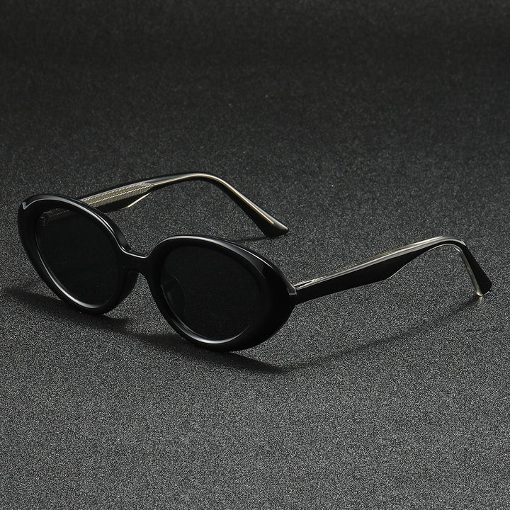 Damen modische Sonnenbrille im eleganten, ovalen Design Karnz