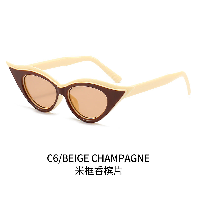 Damen Cat-Eye Sonnenbrille mit polarisierenden Gläsern Karnz