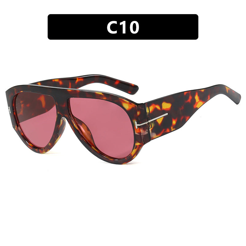 Damen modische oversized Sonnenbrille im Retro-Stil Karnz