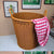 Unisex Robuster Aufbewahrungskorb aus geflochtenem Rattan Karnz