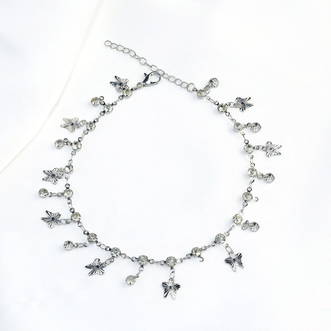Elegante Kristallkette Fußkette Karnz