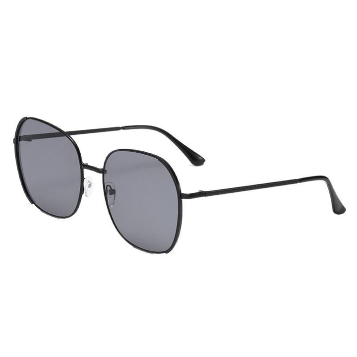 Damen oversized Sonnenbrille mit schützendem UV-Schutz und elegantem Metallrahmen Karnz