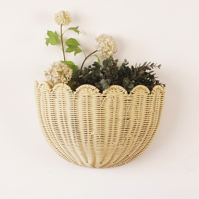 Dekorativer Geflochtener Blumentopf Karnz