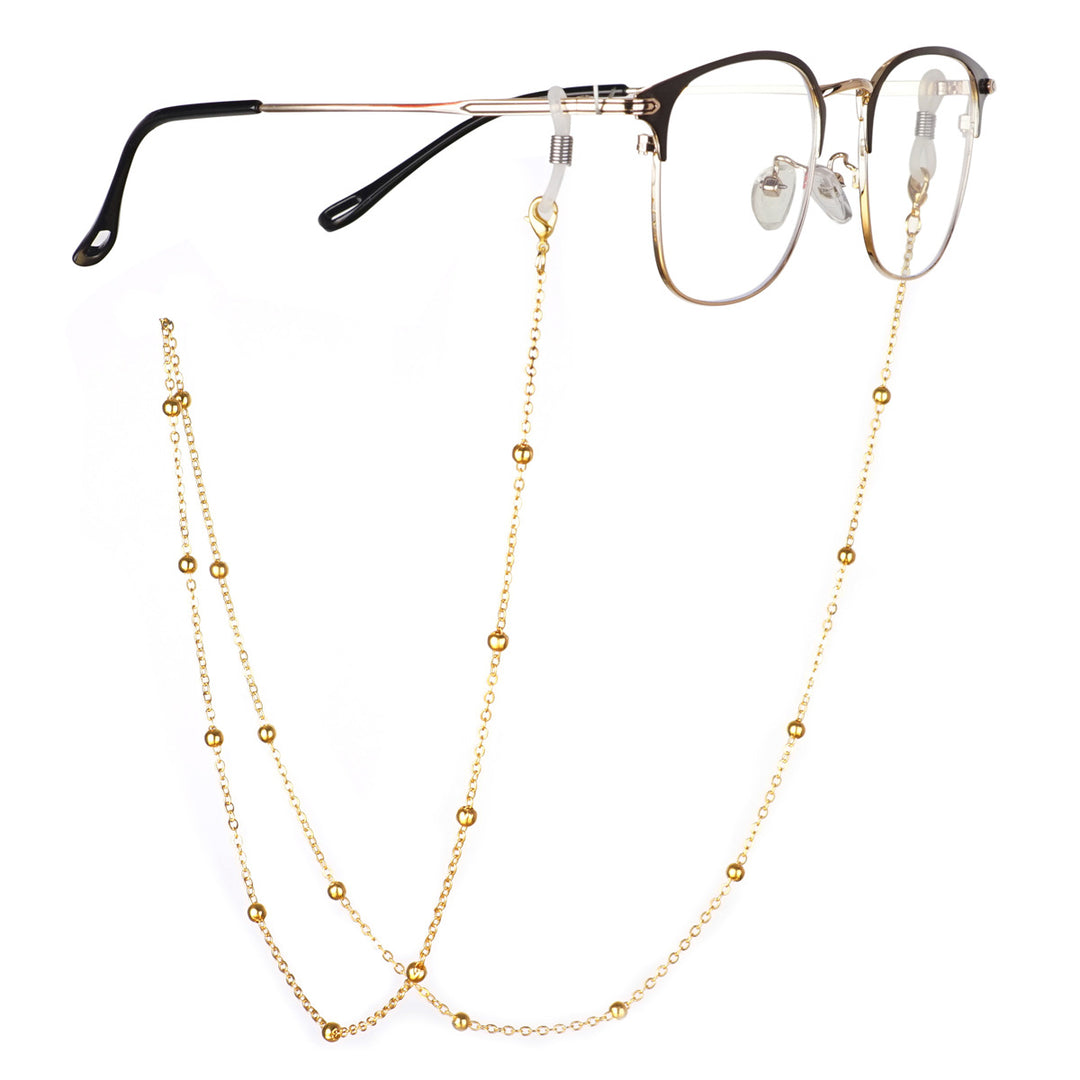 Silberperlen Dekorative Brillenhalter Kette Karnz