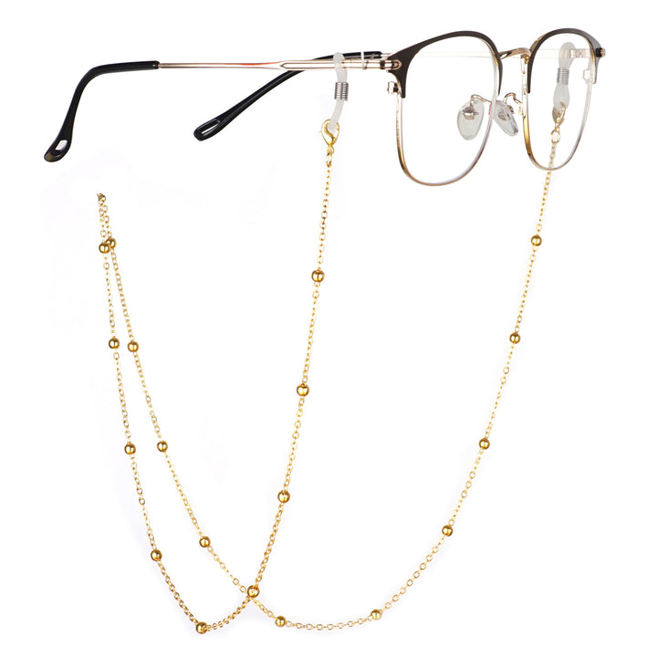 Silberperlen Dekorative Brillenhalter Kette Karnz