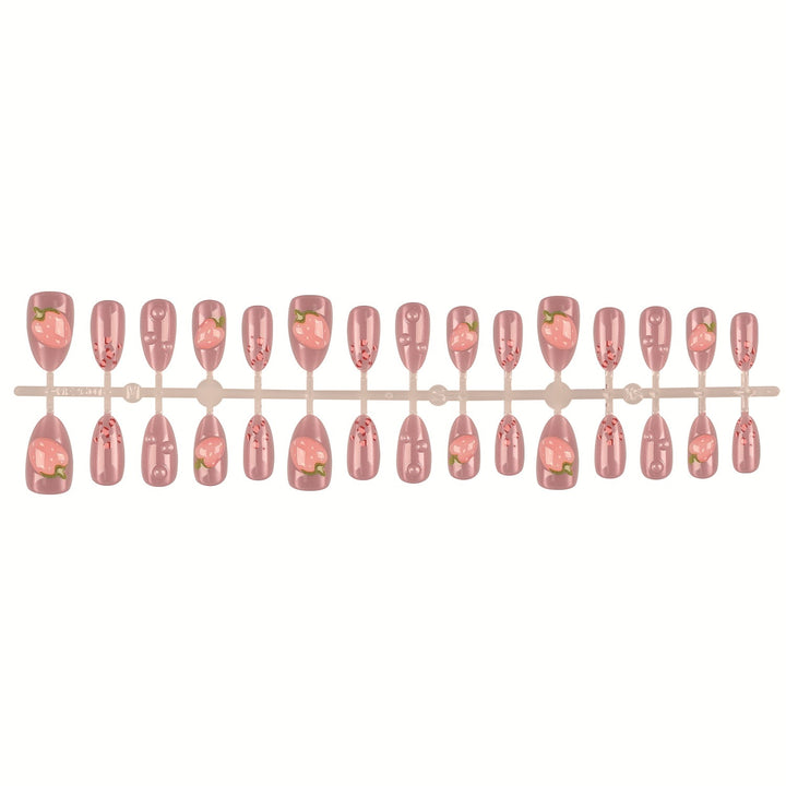 Blumeninspiriertes Press-On Nagelset