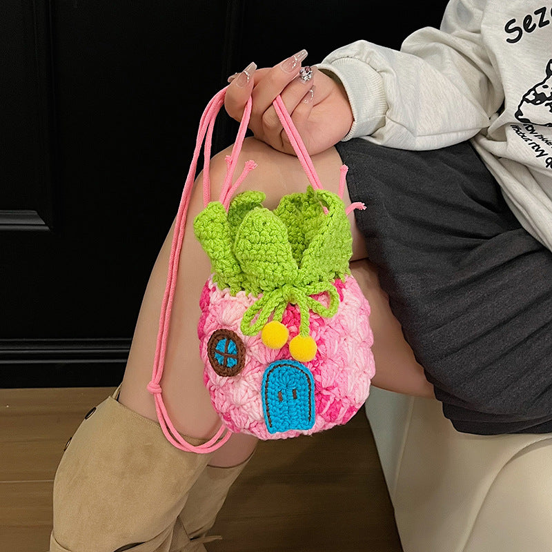 Süße Ananas Häkel Mini Tasche