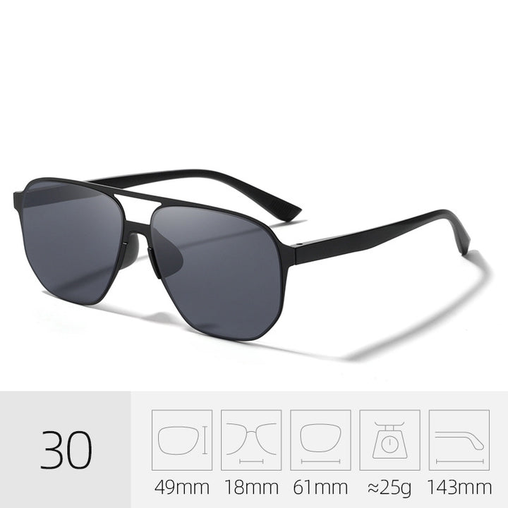 Zeitgenössische quadratische Rahmen-Sonnenbrille Karnz