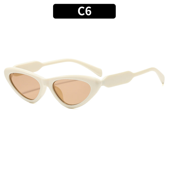 Cat-Eye-Sonnenbrille mit einzigartigem Schildpatt-Rahmen