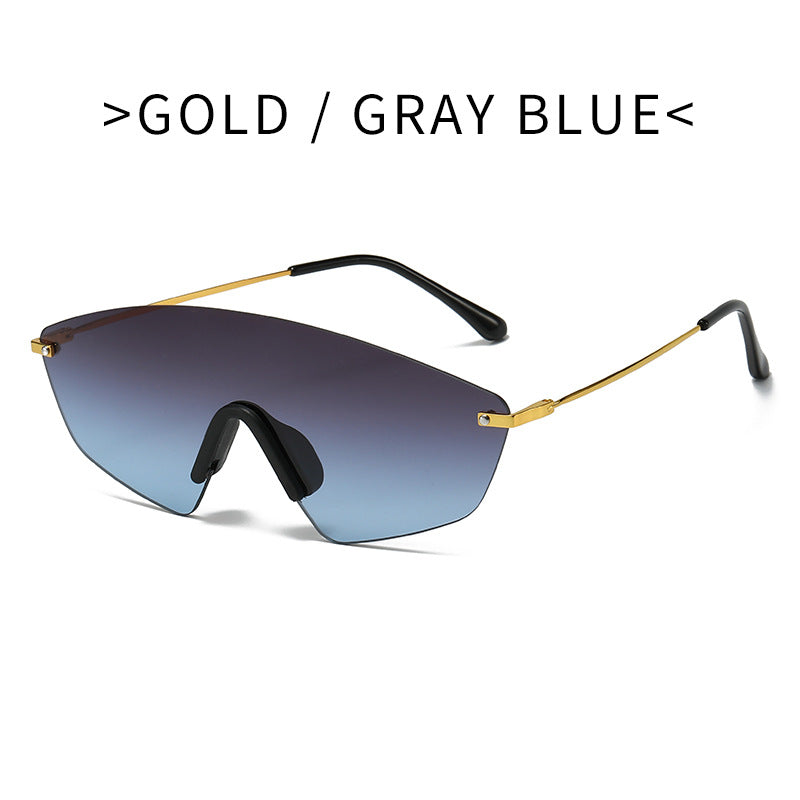 Damen moderne Oversized-Sonnenbrille Karnz
