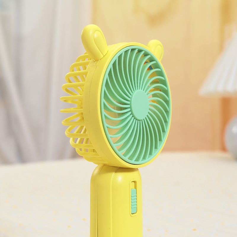 Damen Tragbarer Mini-Handventilator im verspielten Tierdesign Karnz
