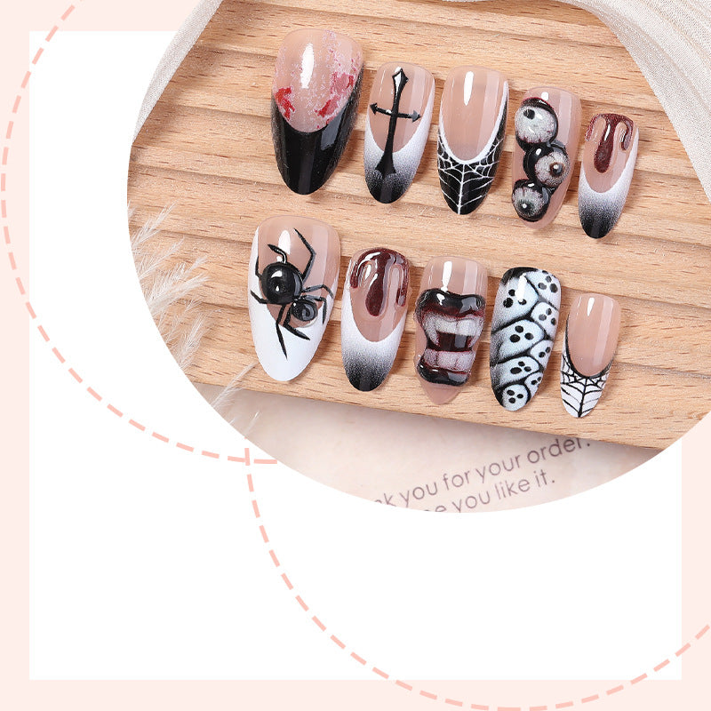 Gothic-Themen Press-On Nagel Kollektion Karnz