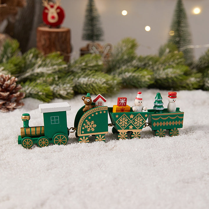 Dekoratives Weihnachtszug-Set Karnz