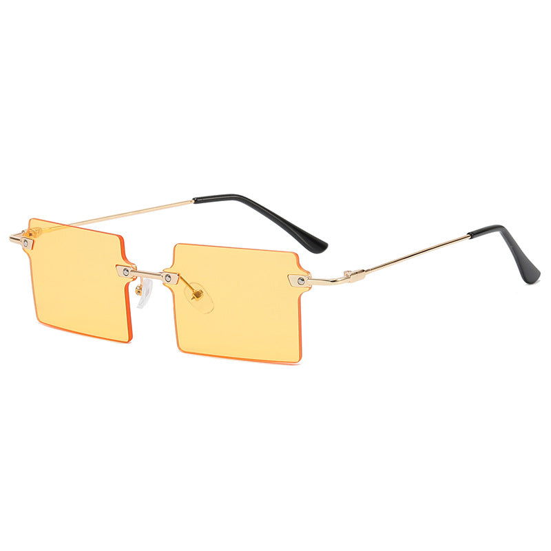 Damen modische oversized Sonnenbrille mit rechteckigem Design Karnz