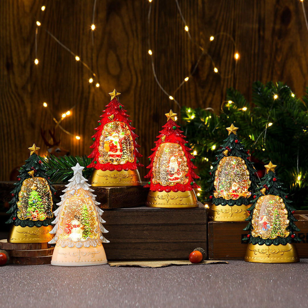 LED beleuchtete Urlaubs-Schneekugel-Dekoration Karnz