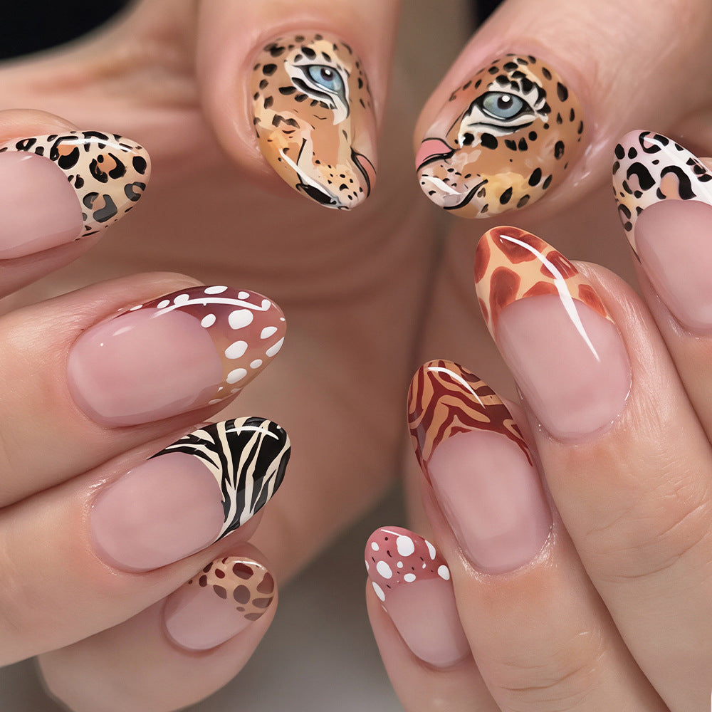 Safari Tier Thema Nagelkunst Set Karnz
