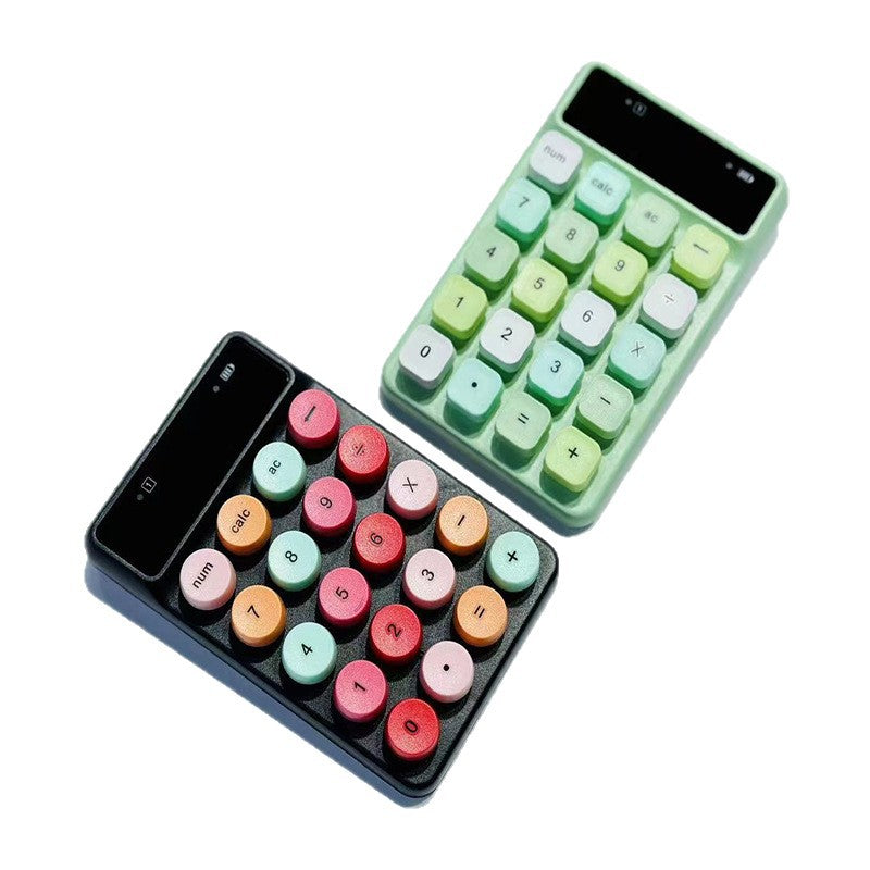 Kabellose Retro Taschenrechner-Tastatur Karnz