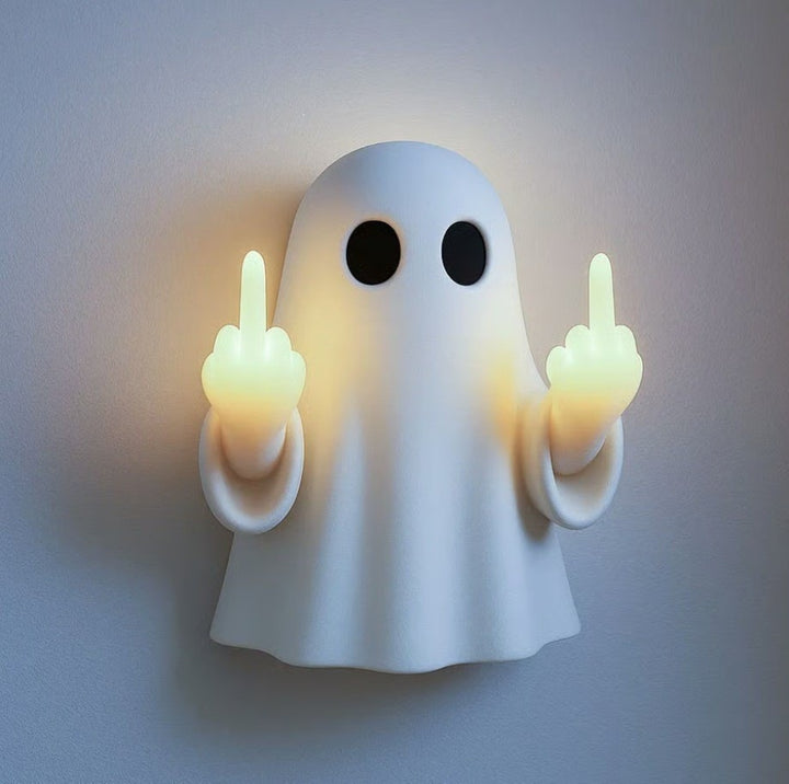 Humorvolle Weihnachtslicht-Figur Karnz