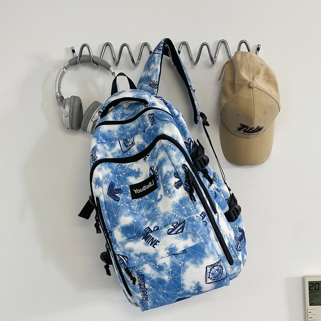 Trendiger Gemusterter Rucksack Karnz