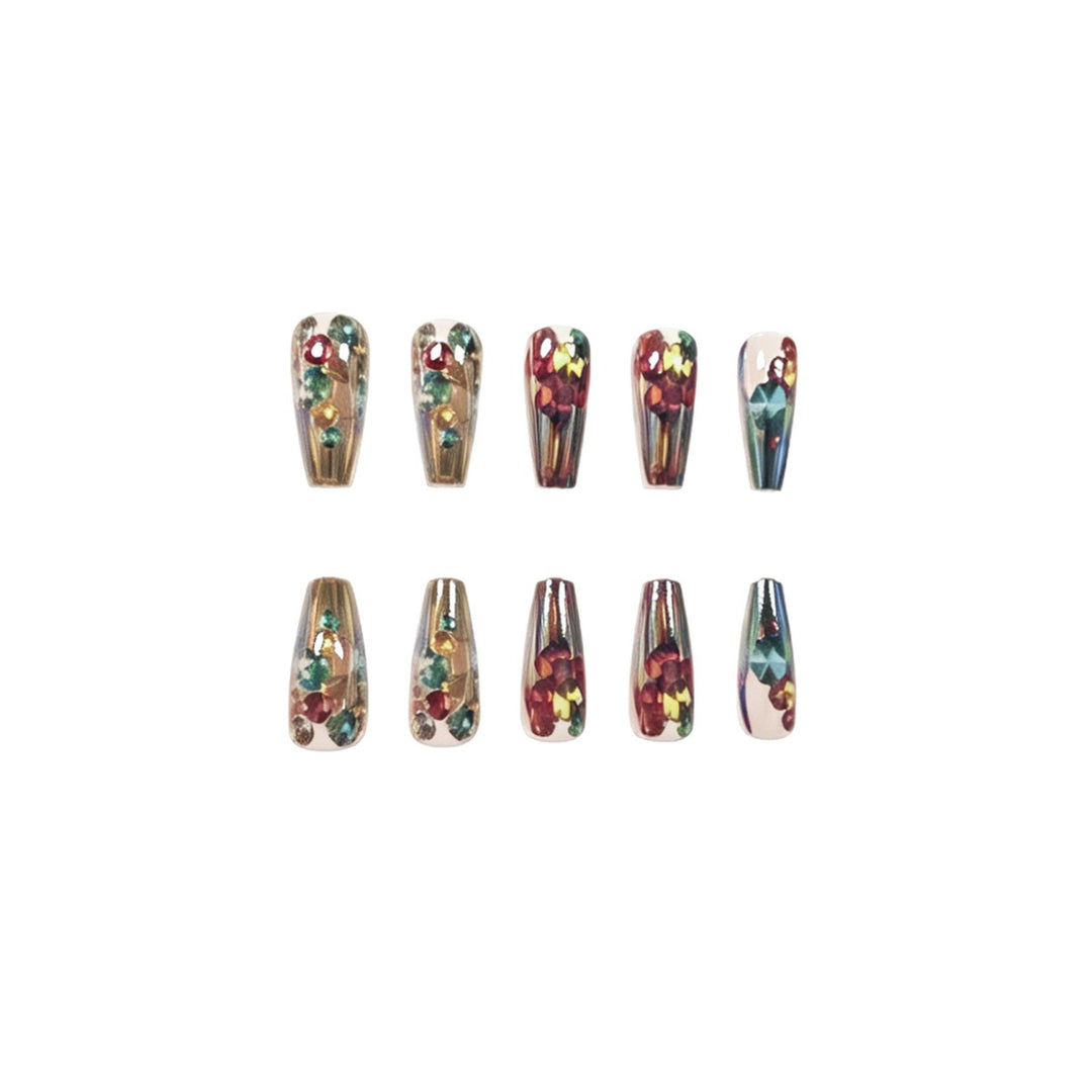 Dekorative Kristall-Acryl-Nagelverstärkungen Karnz