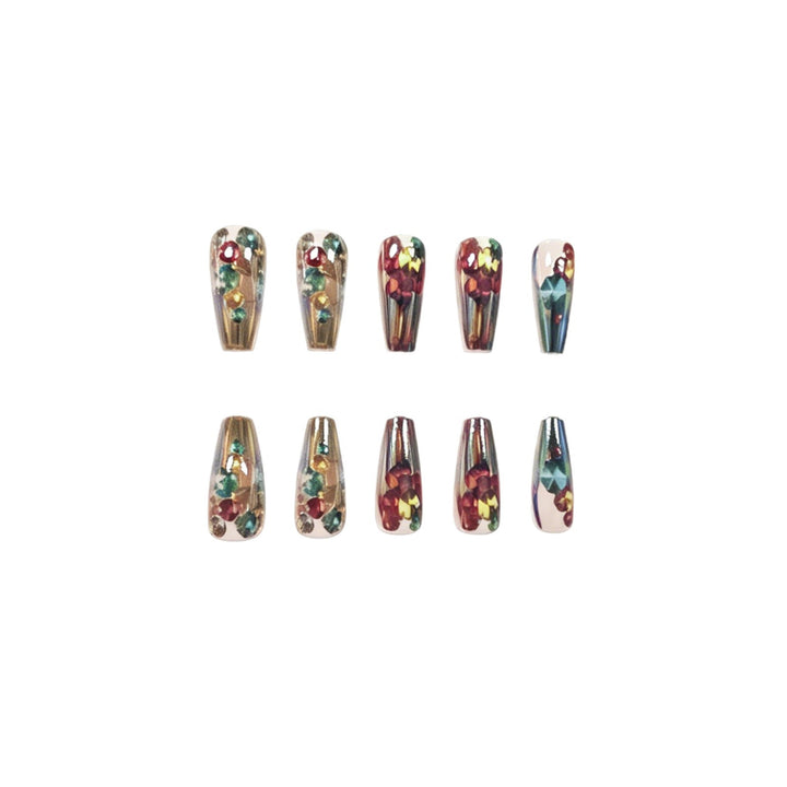 Dekorative Kristall-Acryl-Nagelverstärkungen Karnz