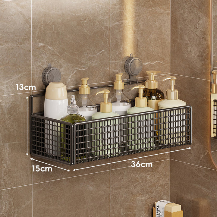 Saugmontierter Doppel-Mesh-Duschcaddy Organizer