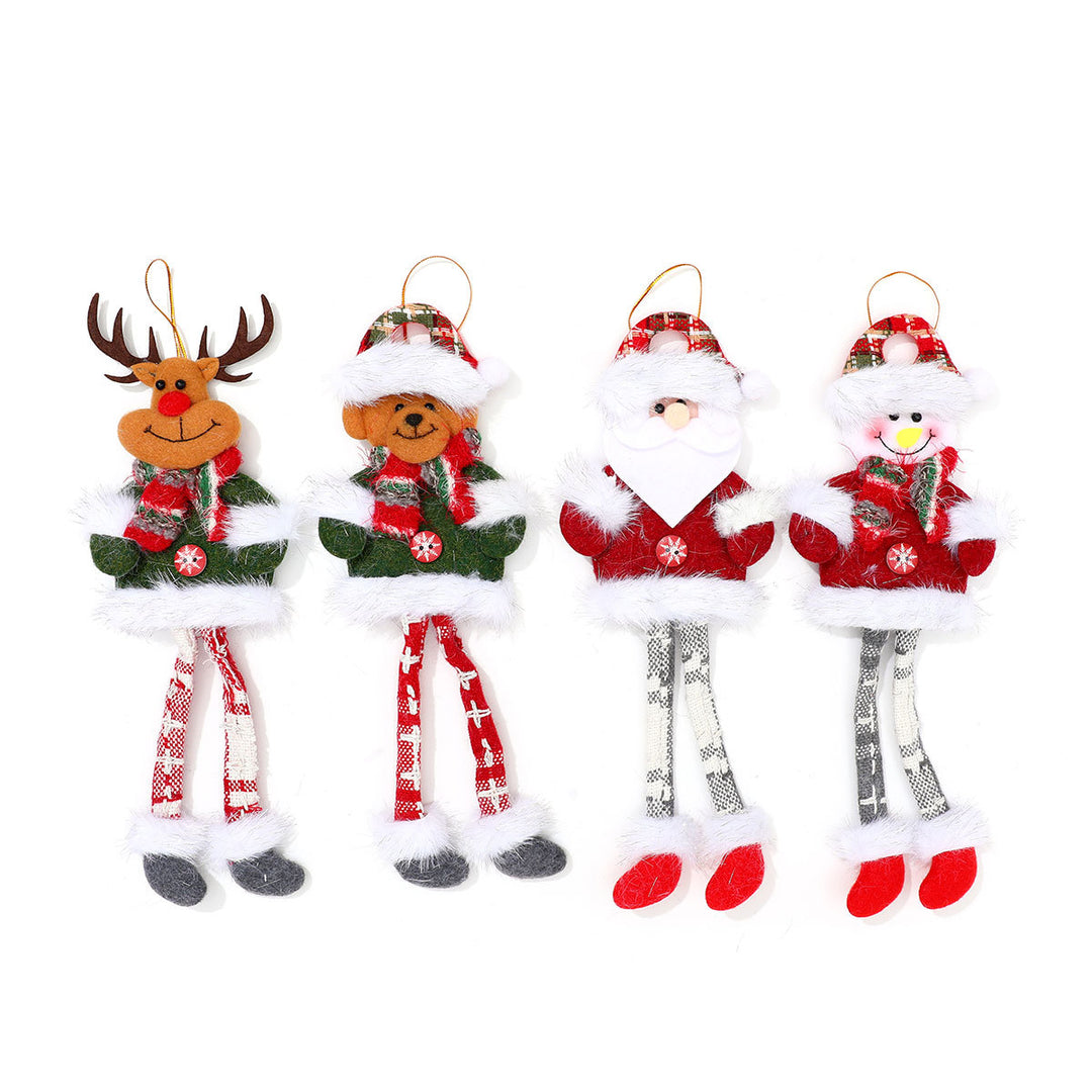 Dekorative hängende Santa-Puppen-Schale