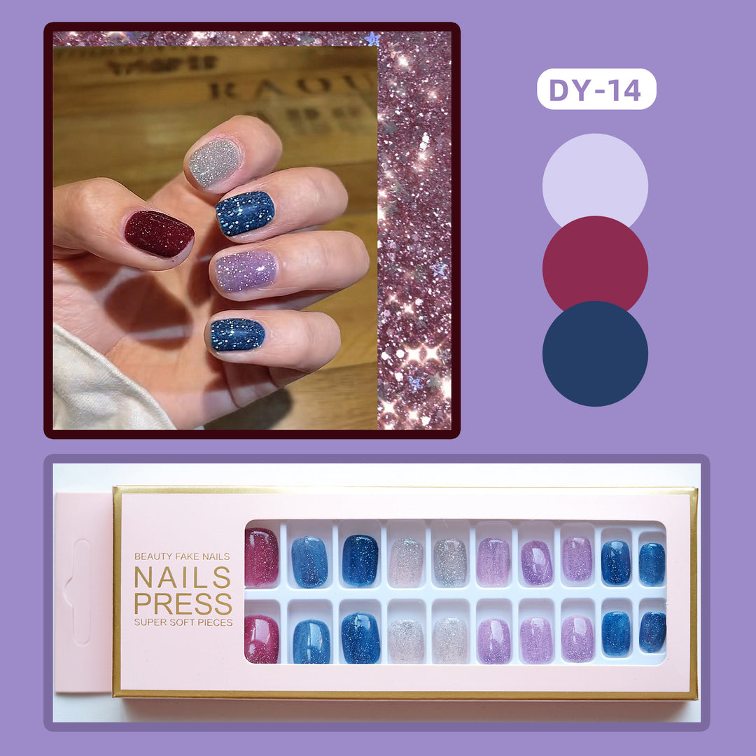 Glitzernde Press-On Nagel Kollektion Karnz