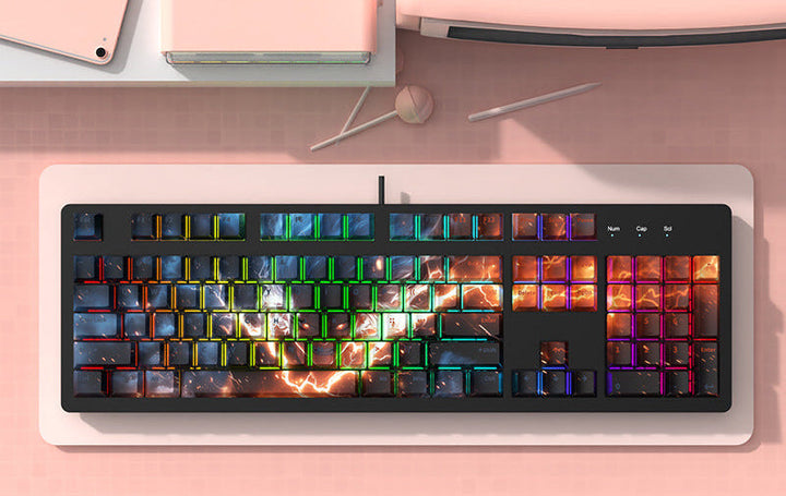 Künstlerisch Themed Mechanische Tastatur Karnz