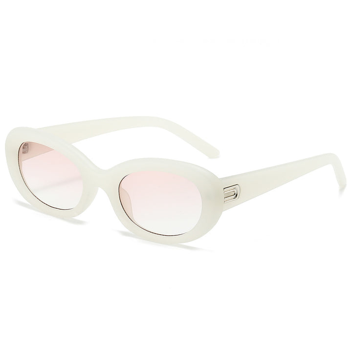 Chic Overgroße Oval Sonnenbrille Karnz