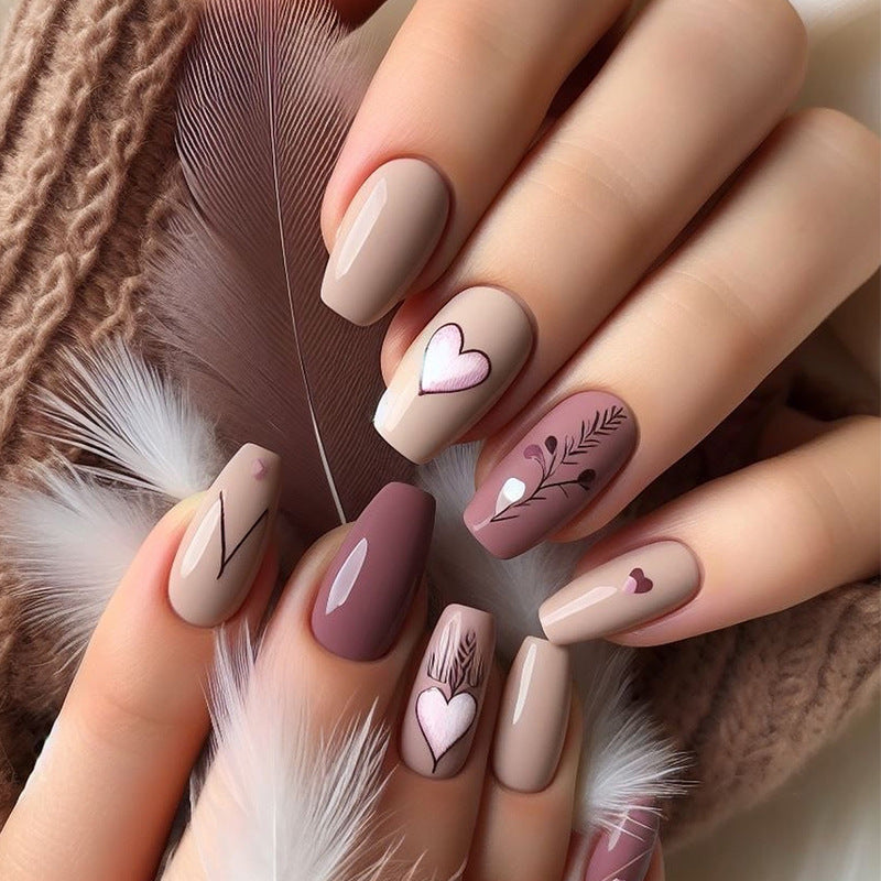 Künstlerisches Floral Nageldesign Kit Karnz