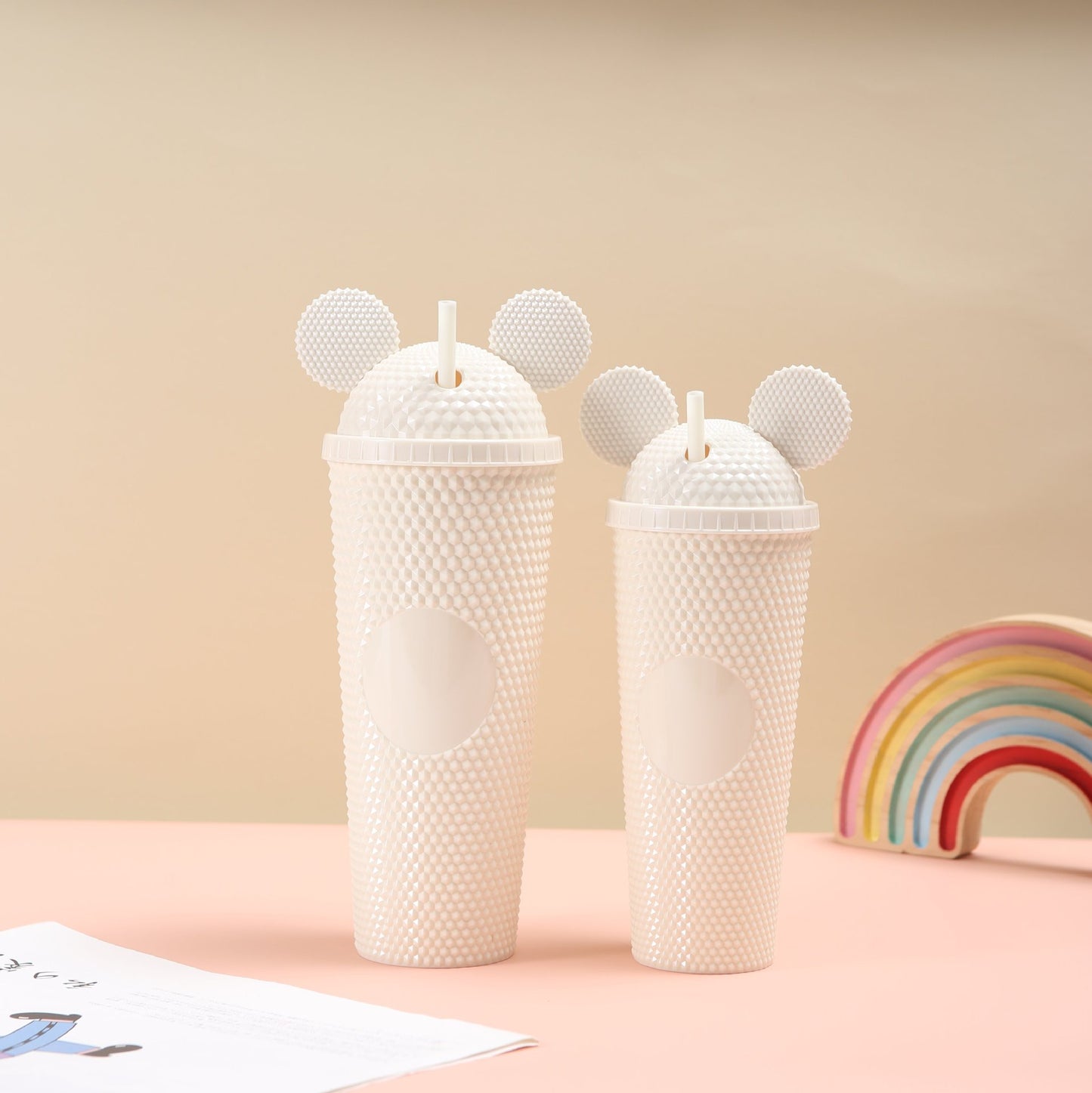 Damen Trendige und verspielte Becher mit Mickey-Maus-Ohren Karnz