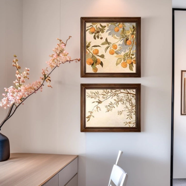 Vintage Botanische Kunstset
