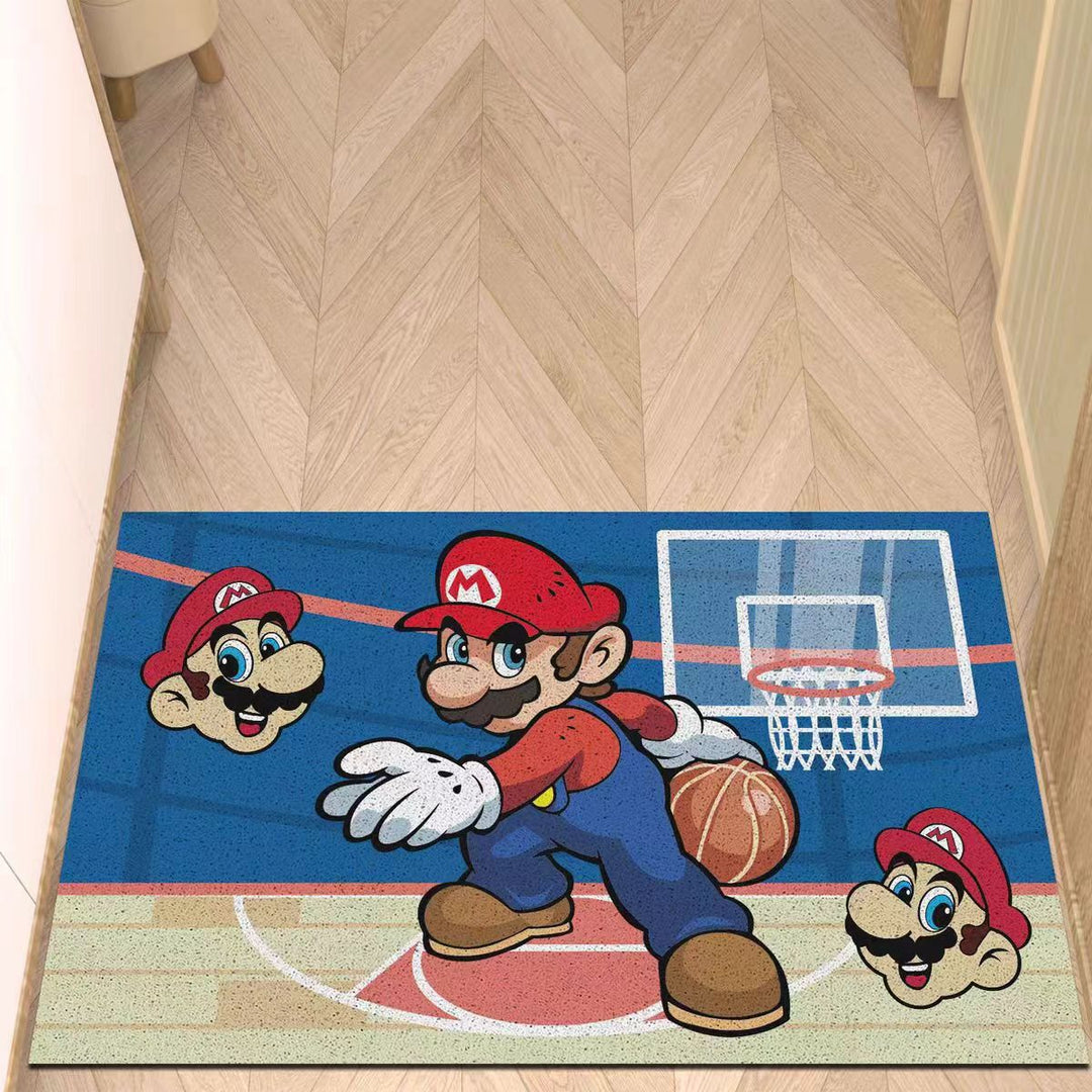 Cartoon Basketball-Themen Bereichsteppich