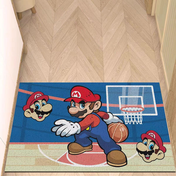 Cartoon Basketball-Themen Bereichsteppich