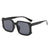 Damen Trendige quadratische Sonnenbrille Karnz