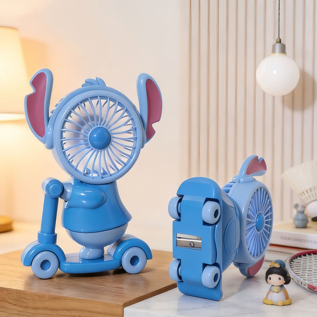 Unisex Tragbarer USB Handventilator im kreativen Tierdesign Karnz