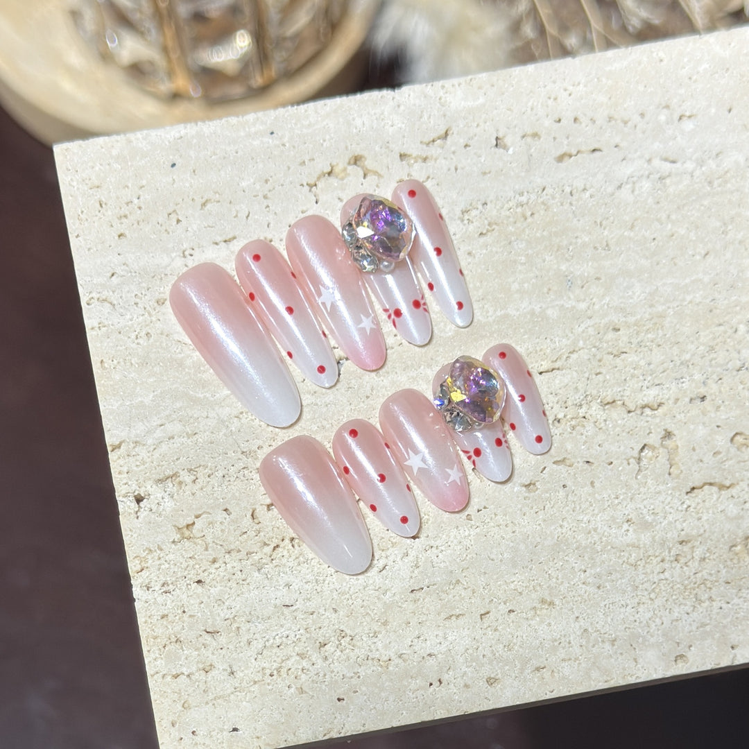 Glamouröse Press-On Nagelset