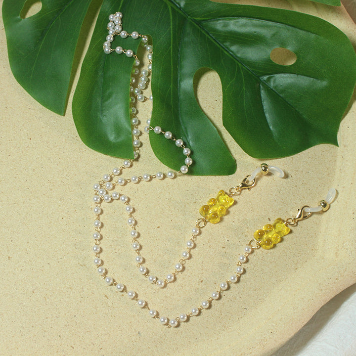 Elegantes Perlenbrillenband Karnz