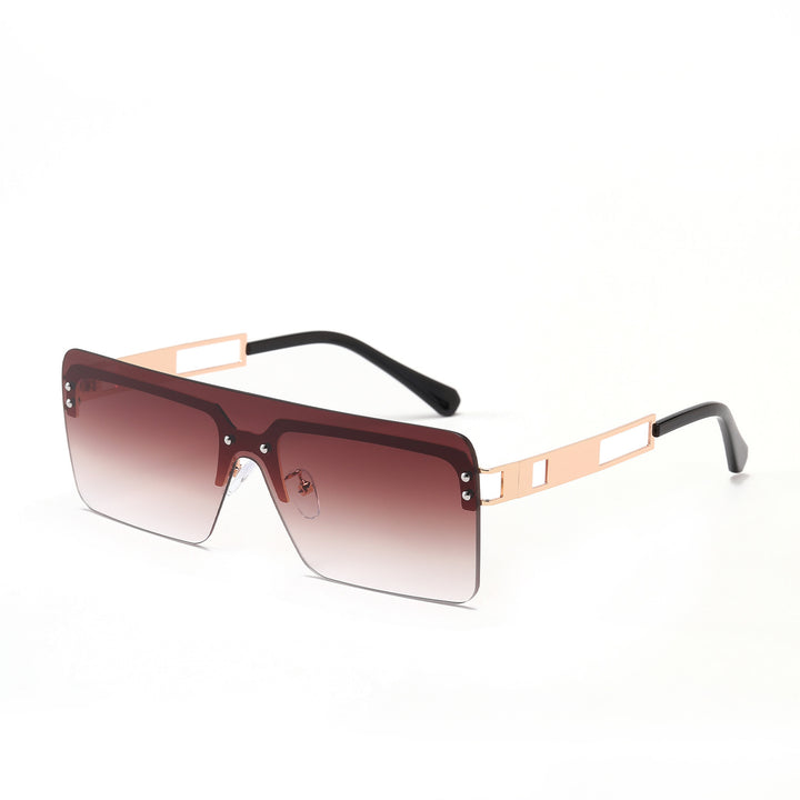 Damen oversized Sonnenbrille mit modernem geometrischem Design Karnz
