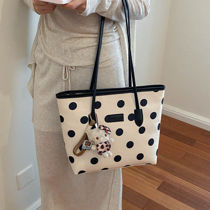 Punkte gemustertes Tote Bag