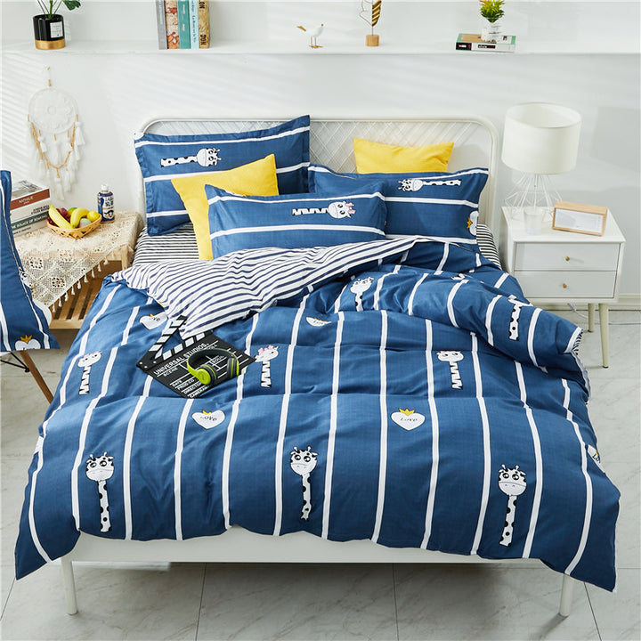 Blumenmuster Komforter Set