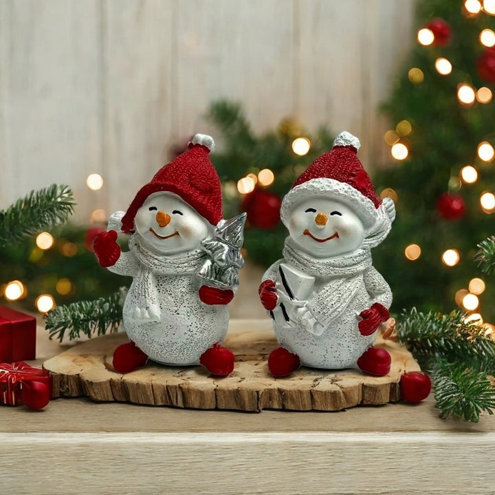 Freundliche Weihnachtsmann Dekofigur Karnz