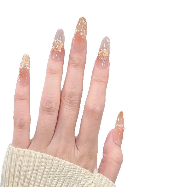 Elegante Stiletto Press-On Nagel-Verstärkungen