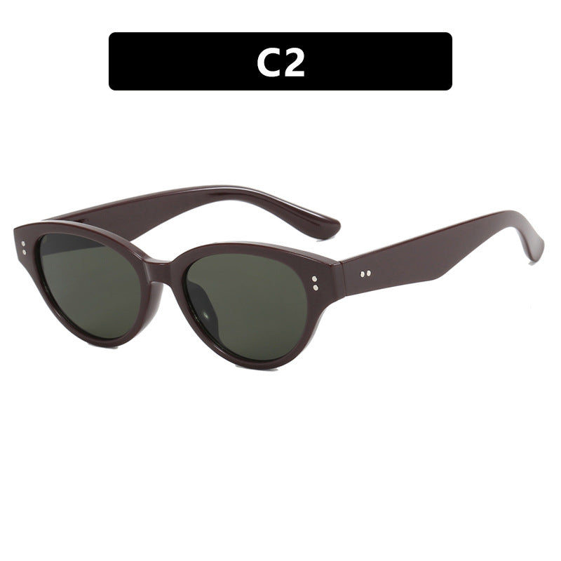 Damen modische Cat-Eye Brille mit elegantem Kunststoffrahmen Karnz