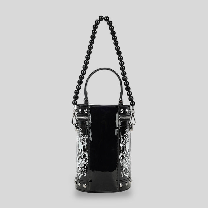 Statement Skull Print Handtasche